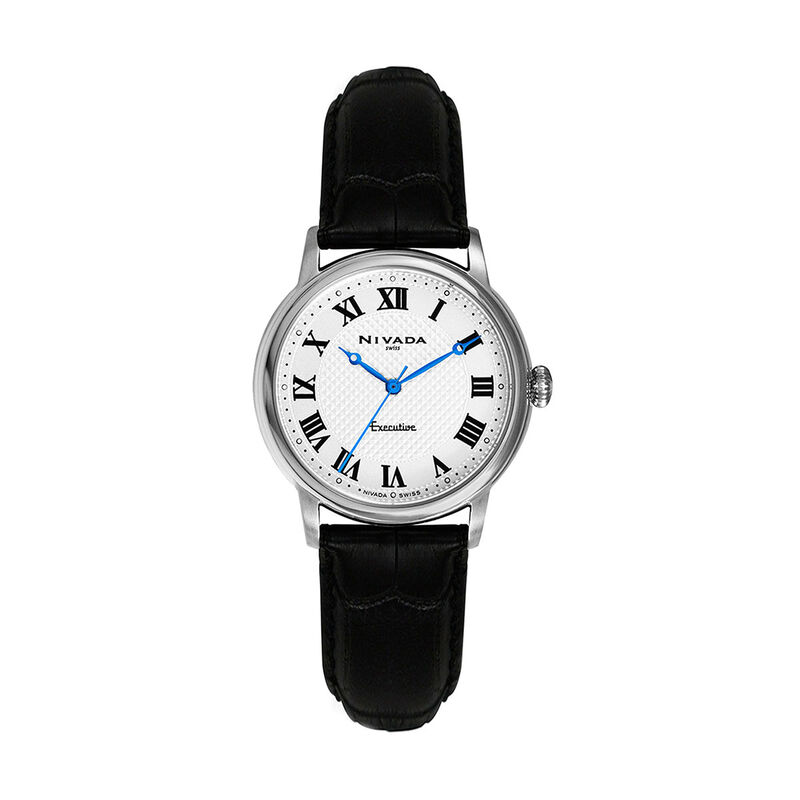 Reloj Nivada Executive Dama Acero/Piel Blanco R... image number null
