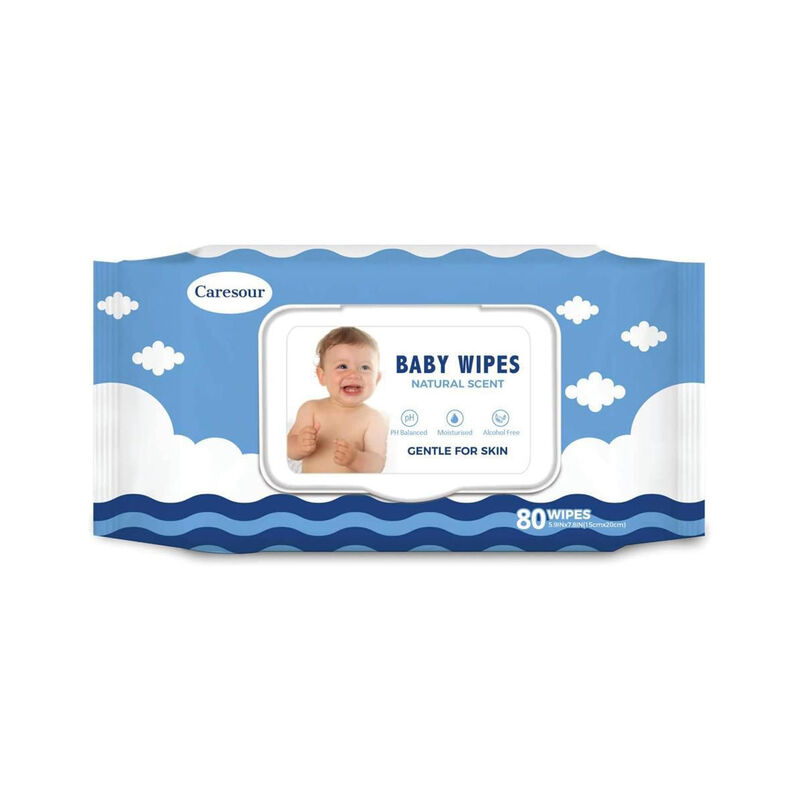 Toallitas Húmedas Bebé Caresour 80pz 2pack image number null