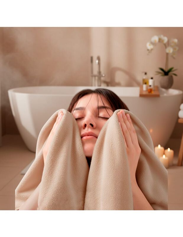 Toalla de Medio Ba&ntilde;o L&iacute;nea SPA, Extra Suave y A... image number null