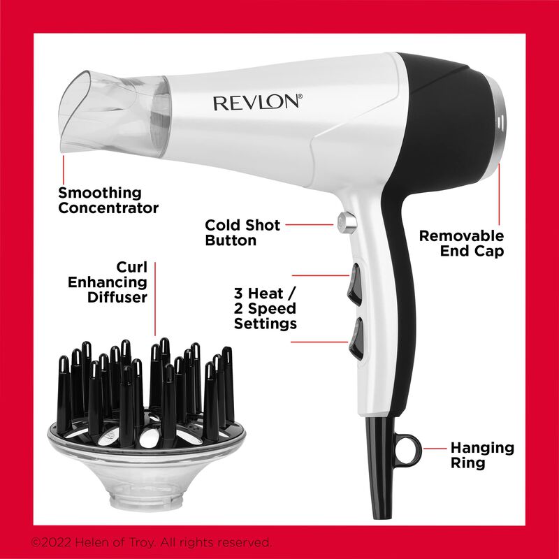 Secador De Pelo Revlon Infrared 1875w Lift, Bod... image number null