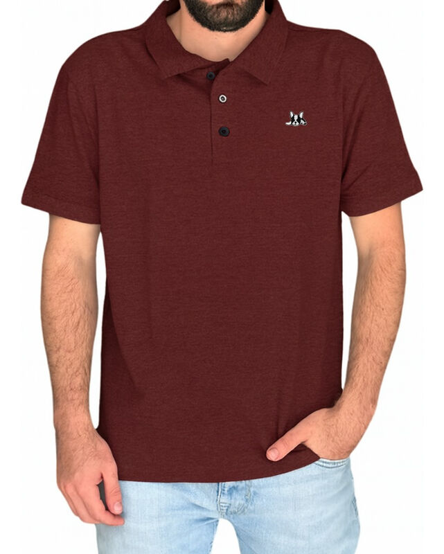 Playera Polo de Algod&oacute;n Manga Corta Casual para... image number null