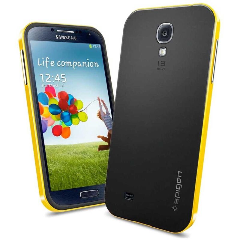 Funda SPIGEN para Samsung S4 Neo Hybrid Amarill... image number null