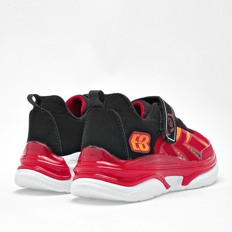 Celex Tenis urbano para ni&ntilde;o. Rojo negro image number null