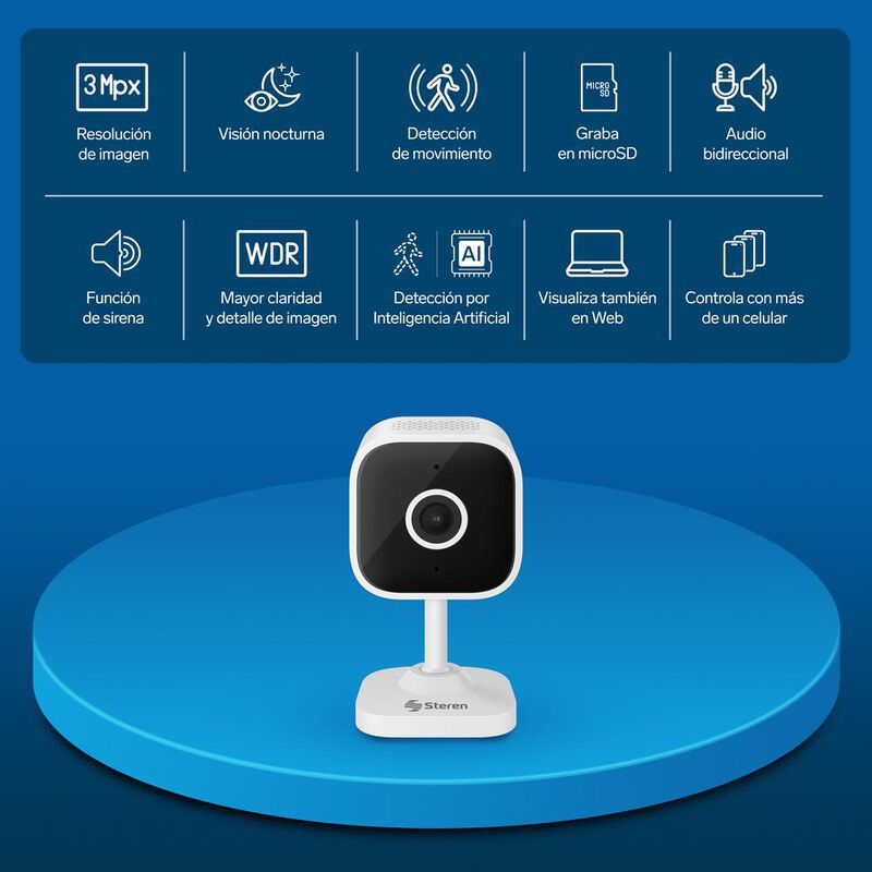 Kit de 2 c&aacute;maras de seguridad Wi-Fi (CCTV-233 +... image number null