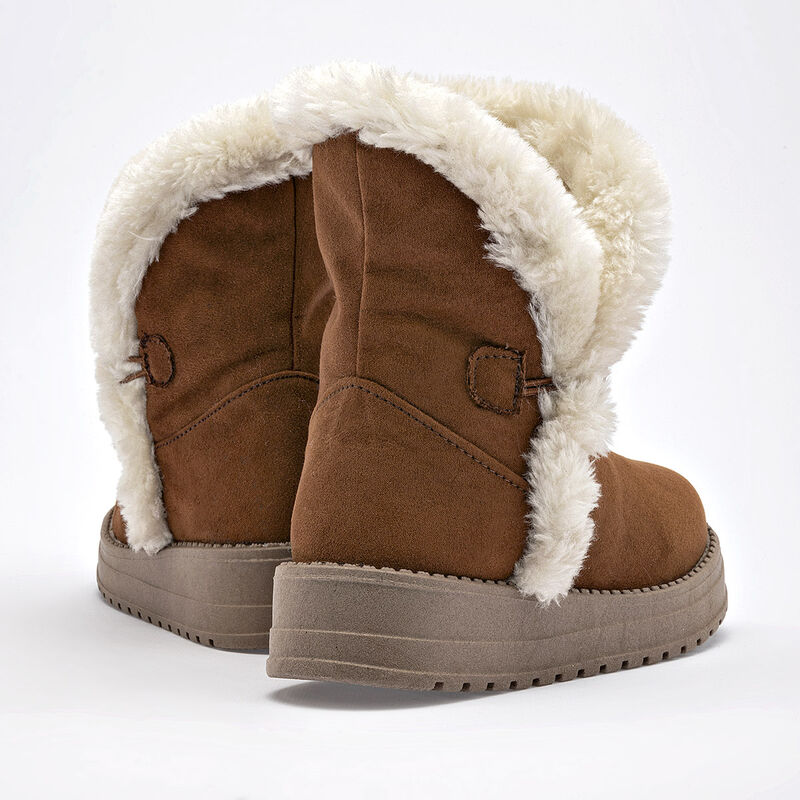 Rojo Cereza Bota para ni&ntilde;a. Camel beige image number null