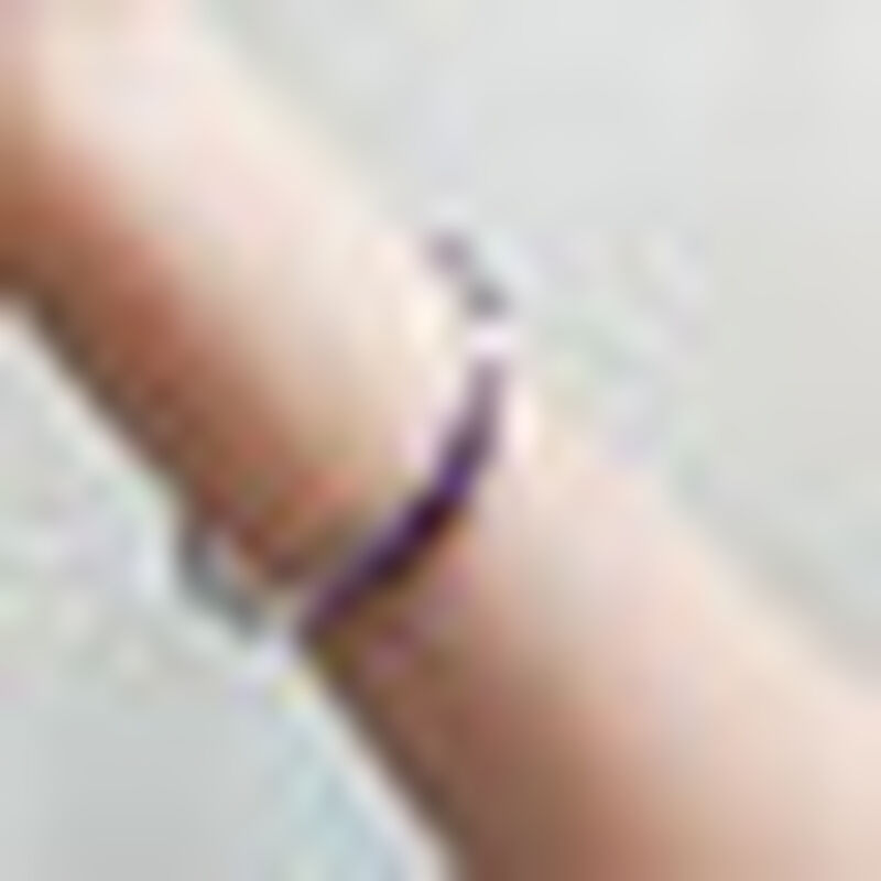 Pulsera centro amatista con calcedonia morada y... image number null