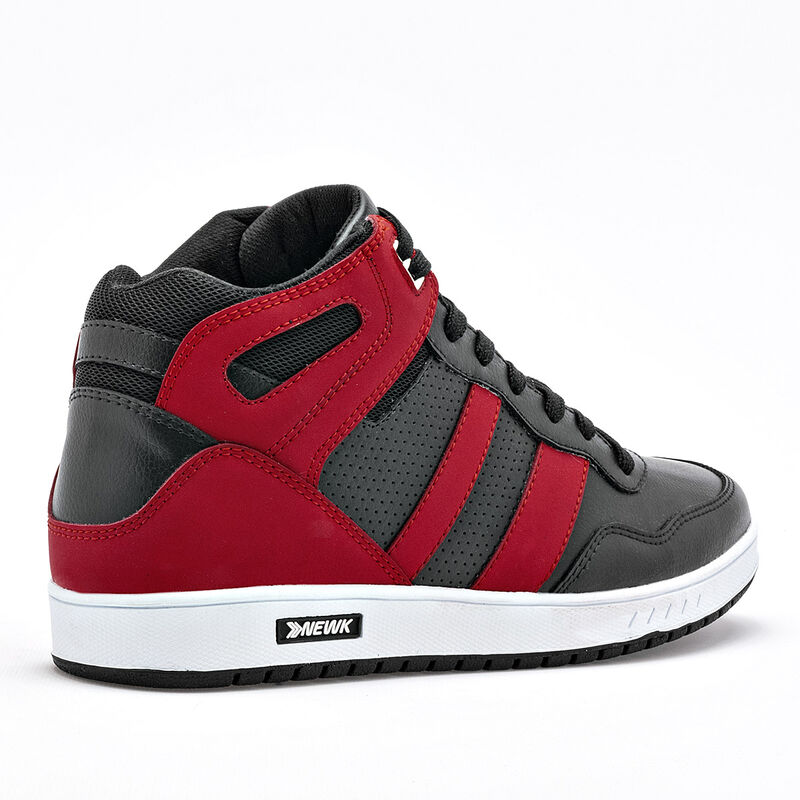 Newk Tenis urbano para hombre negro rojo image number null
