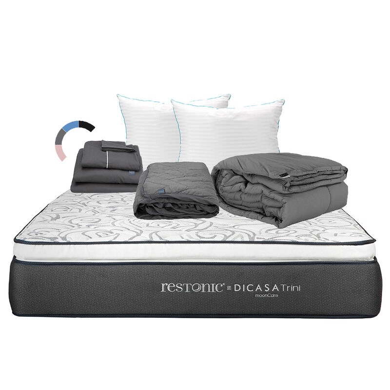 Colch&oacute;n King Size Trini + Almohadas Royal Twin ... image number null
