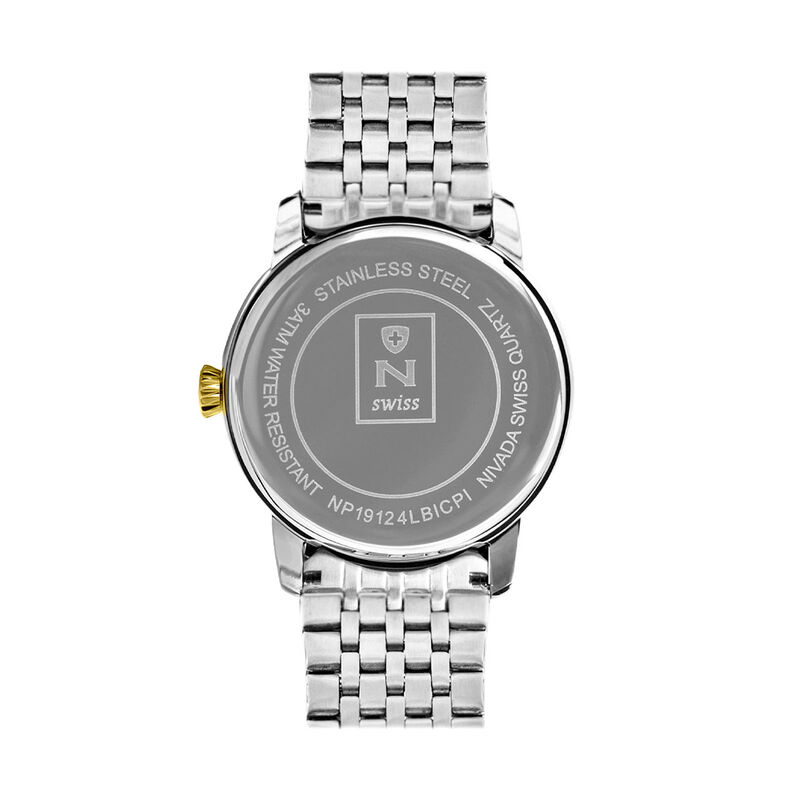 Reloj Nivada Executive Dama Bicolor Carat. Plat... image number null
