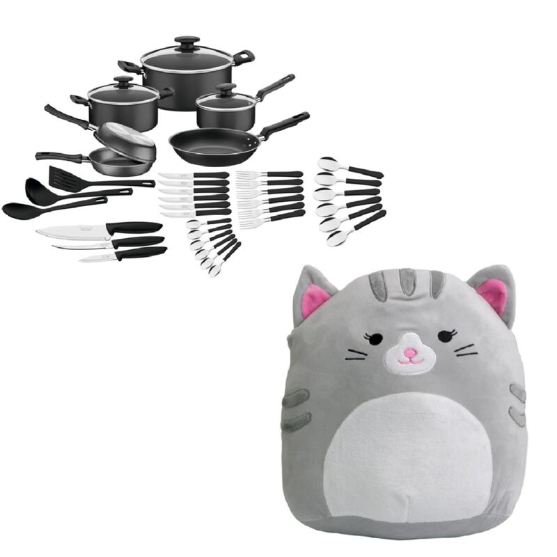 Combo Bater&iacute;a + Cuchillos + Ollas de Chef 38Pza... image number null