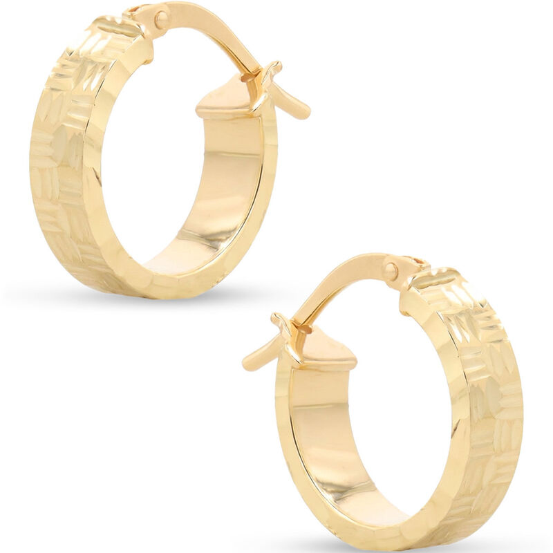 Arracadas Diamantadas Oro 10k 11 Mm | Bizzarro image number null
