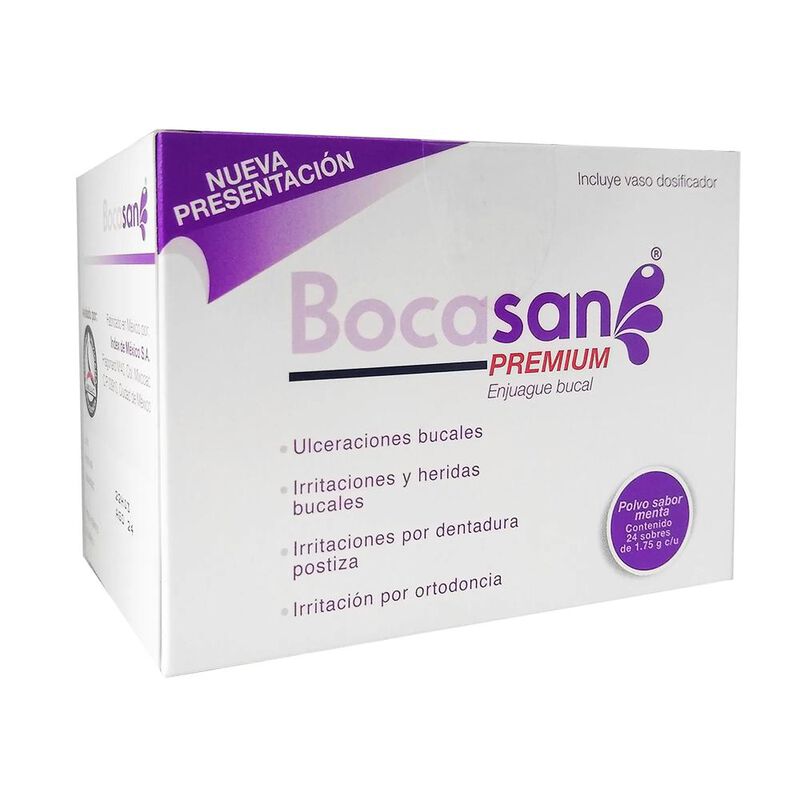 Bocasan Premium Enjuague Bucal En Polvo 1.75 G ... image number null