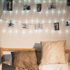 Serie tipo Red Luces LED Blanca 320 focos cable Transparente 8 Funciones 300cm