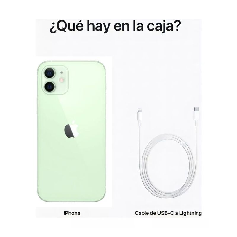 Celular Apple iPhone 12 64 GB Verde Reacondicio... image number null