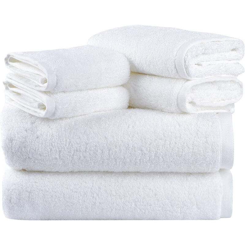 Paquete De 6 Toallas Color Blanco Ultra Absorbe... image number null