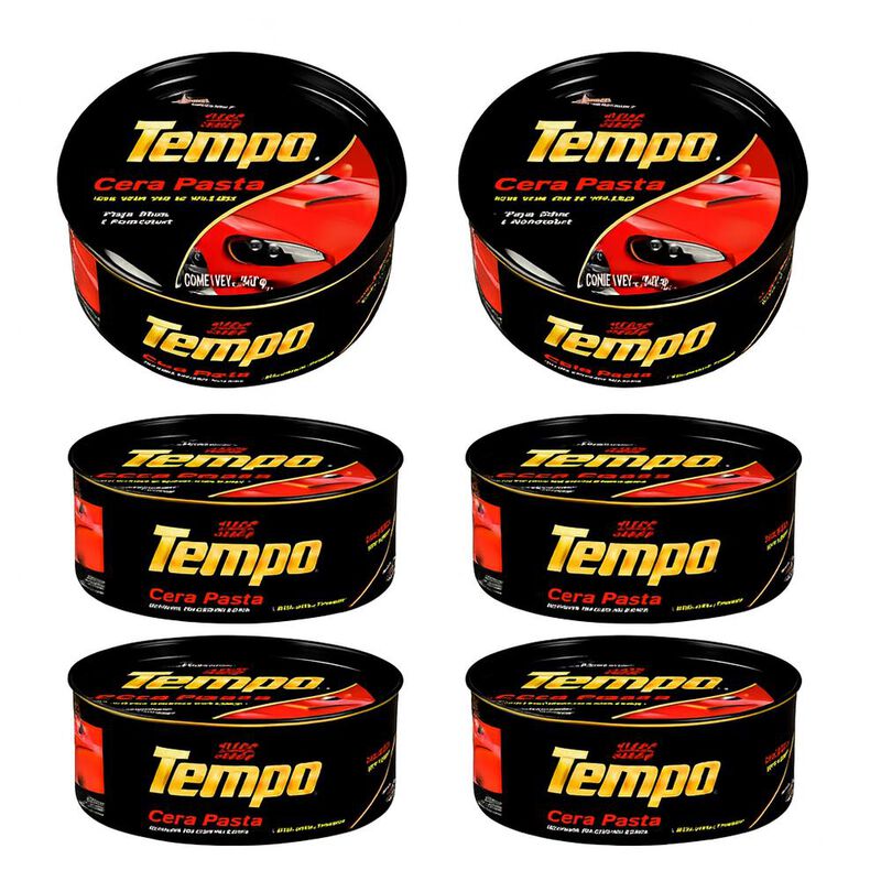 6 Ceras en Pasta Tempo para Coche 340 g Todo Ti... image number null