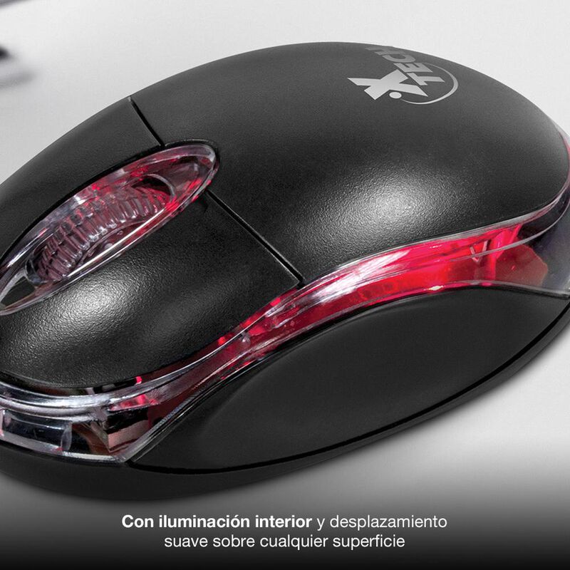 Mouse Xtech 3D de tres botones con cable XTM-19... image number null