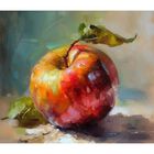 Cuadro Decorativo &Oacute;leo 70x100cm Manzana