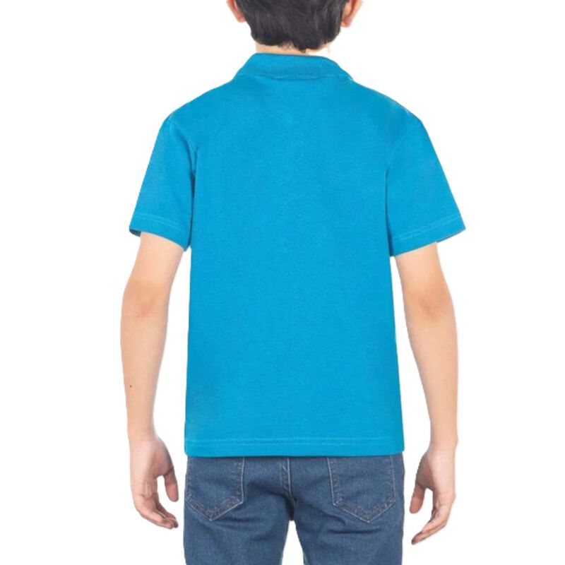 Polo Piqué Infantil/Juvenil Turquesa – 100% Alg... image number null