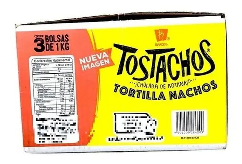 Barcel Tostachos 3pz De 950g C/u Chulada De Bot... image number null