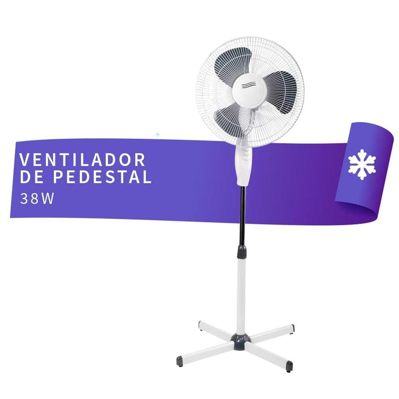 Ventilador pedestal iusa 16 bx 38w image number null