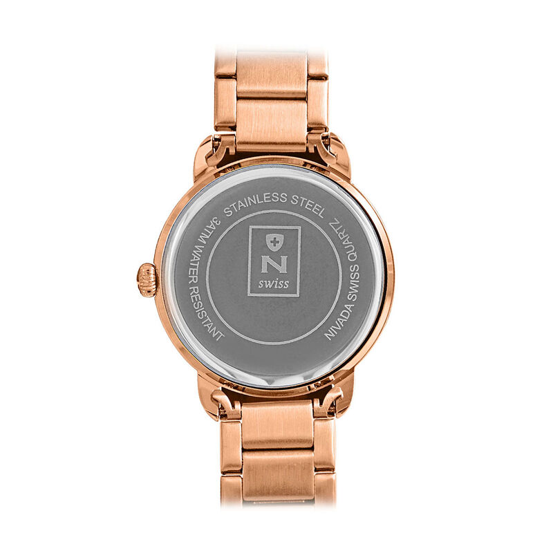 Reloj Nivada Flower Dama Dorado Rosa Dorado Lis... image number null