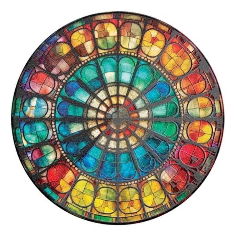 Rompecabezas Circular Barnizado Vitral 500 Piez... image number null