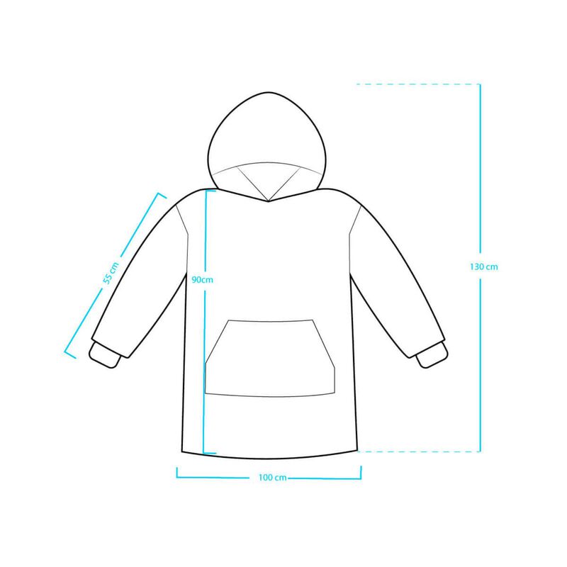 Pijama Adulto Unitalla Sudadera Cobija Arcoiris image number null