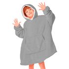 Sudadera Cobija Unitalla Infantil Unisex Acoged... Sudadera Cobija Unitalla Infantil Unisex Acogedora Ligera Multifuncional Gris Bluelander