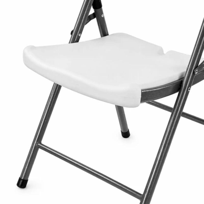 Silla De Pl&aacute;stico Plegable Pelda&ntilde;os Blanca 7033... image number null