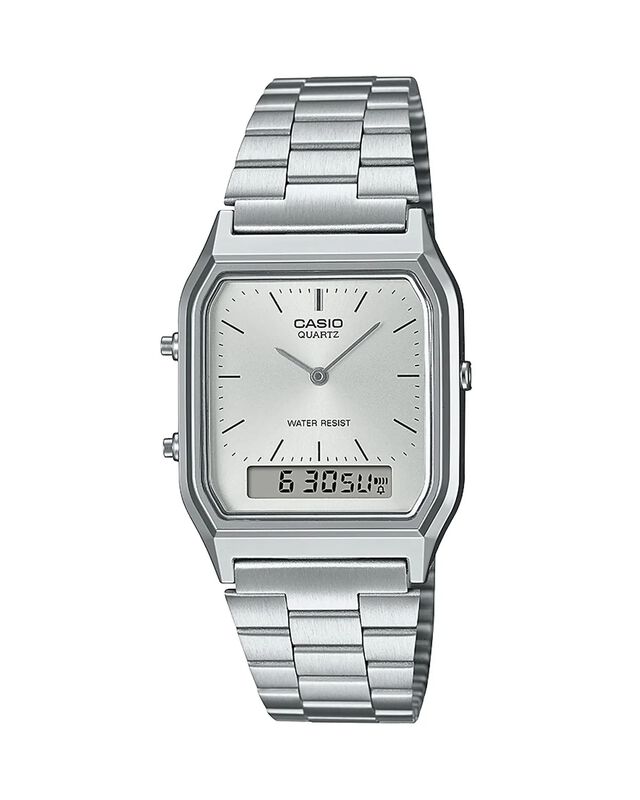 Reloj Casio Vintage Unisex AQ-230A-7AVT platead... image number null