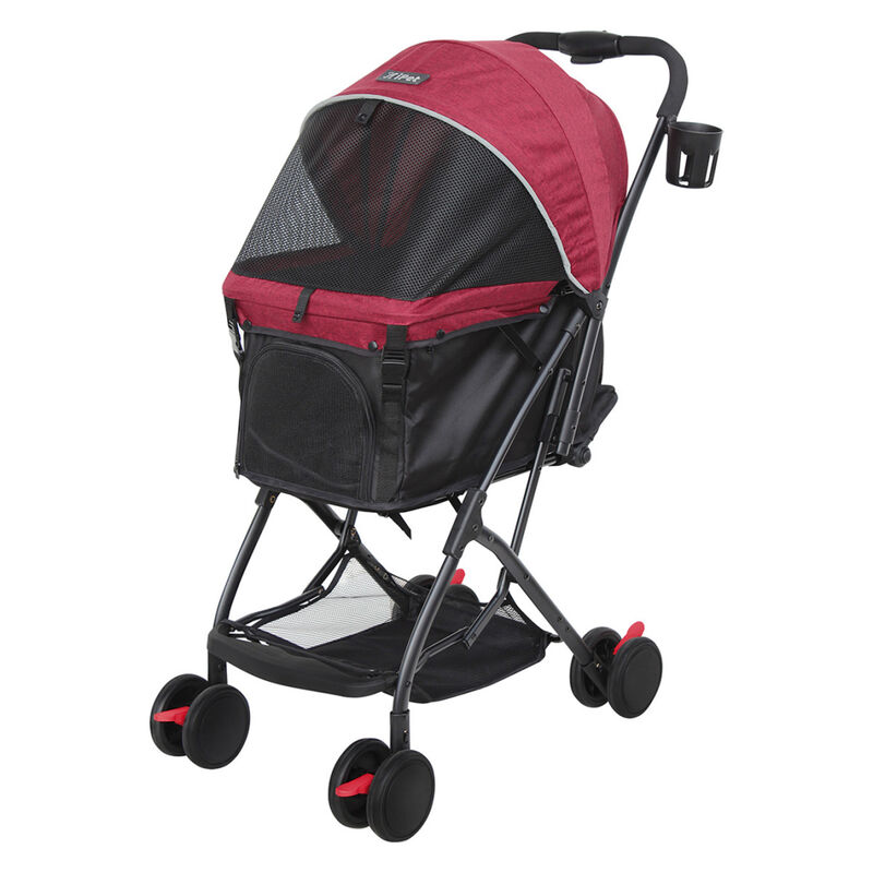 Carriola Plegable Para Mascotas Rojo image number null