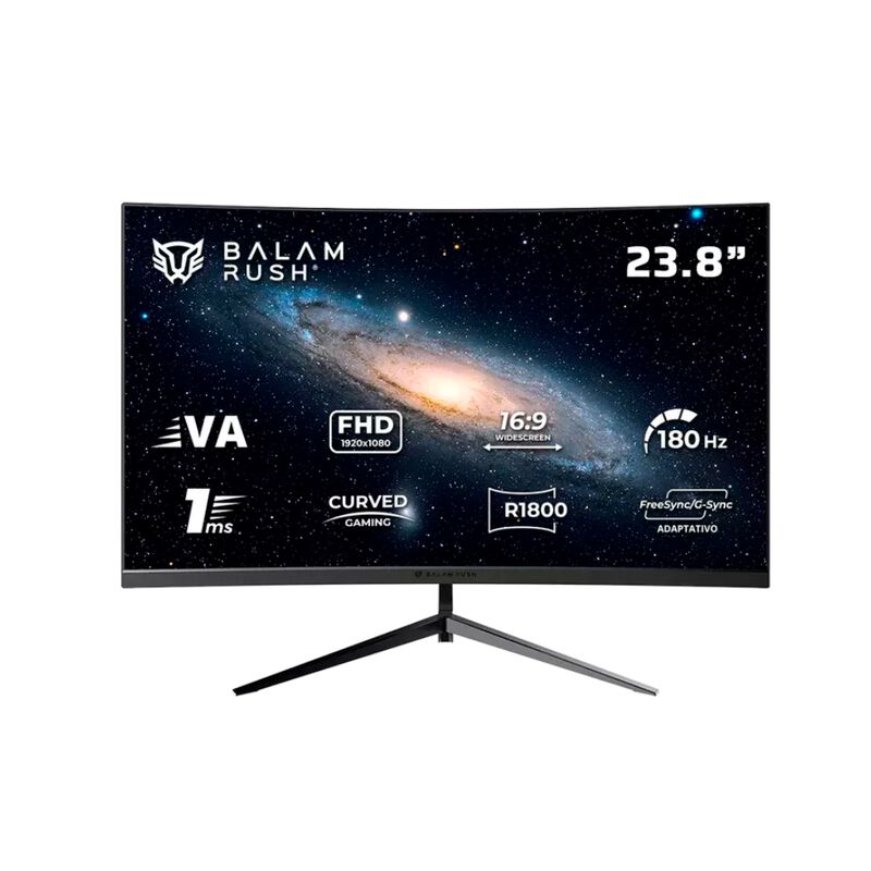 Monitor Gamer Curvo Balam Rush 23.8" Andromeda ... image number null