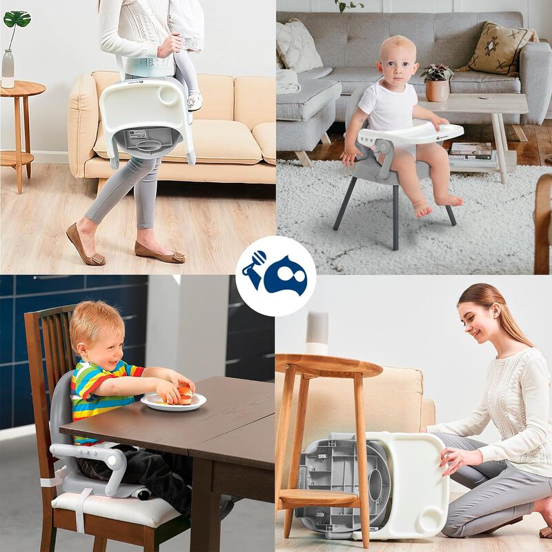 Silla para Beb&eacute; Ajustable Gris Periquera Bluela... image number null