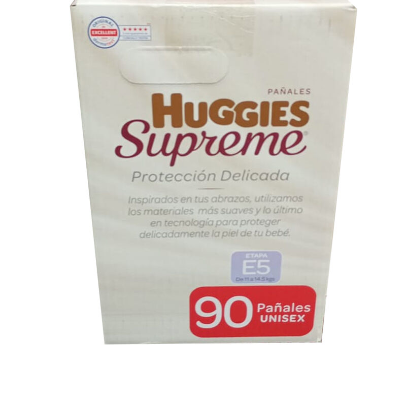 Pa&ntilde;ales Huggies Supreme Platino Etapa 5 Unisex ... image number null