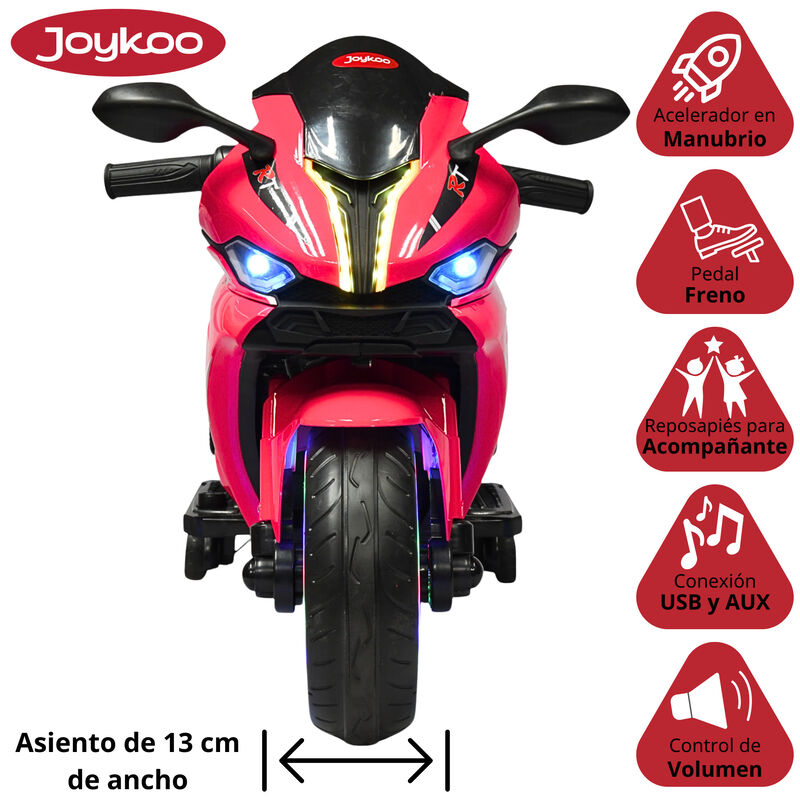 Moto Montable El&eacute;ctrica para Ni&ntilde;os Luces Led So... image number null