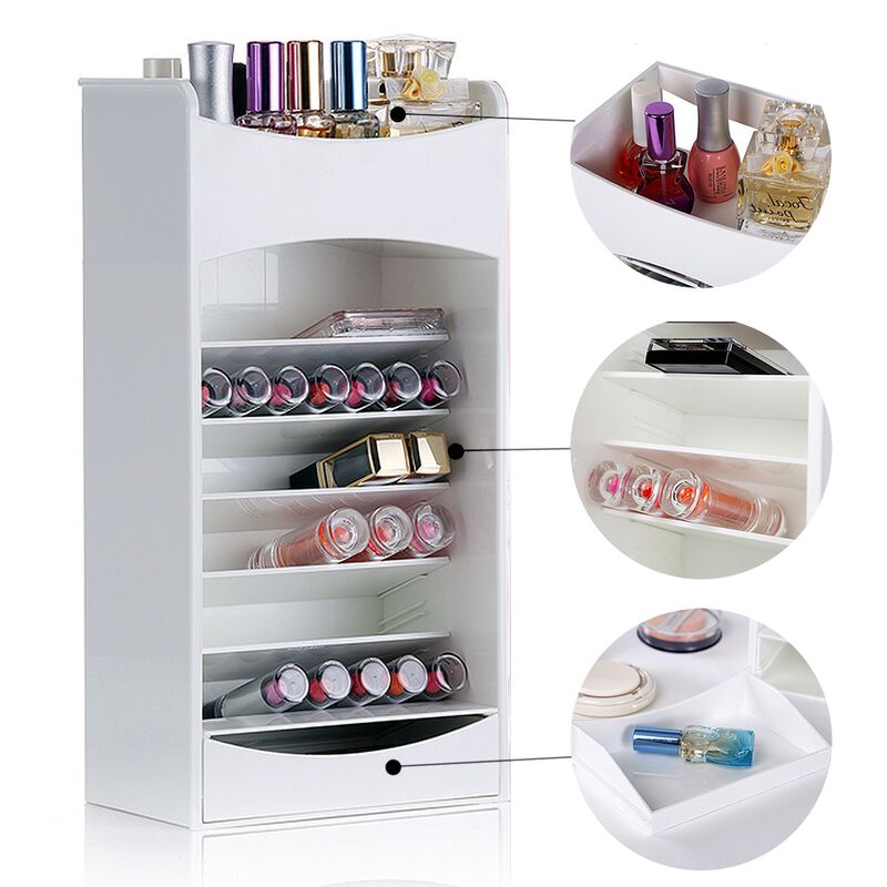 Organizador Para Cosm&eacute;ticos - Blanco image number null