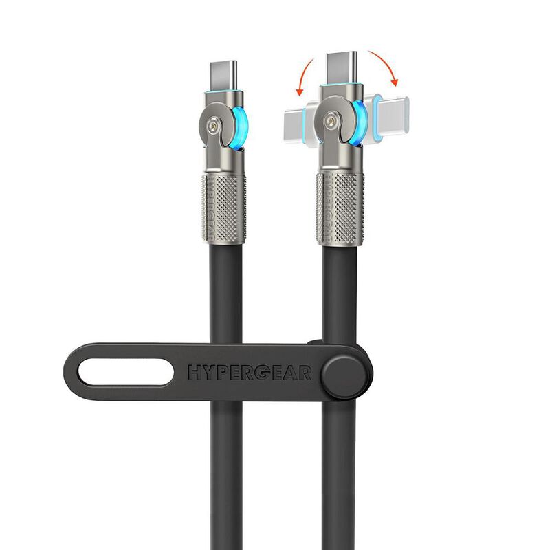 Cable Datos Hypergear Usb-c A Usb-c 100w Girato... image number null