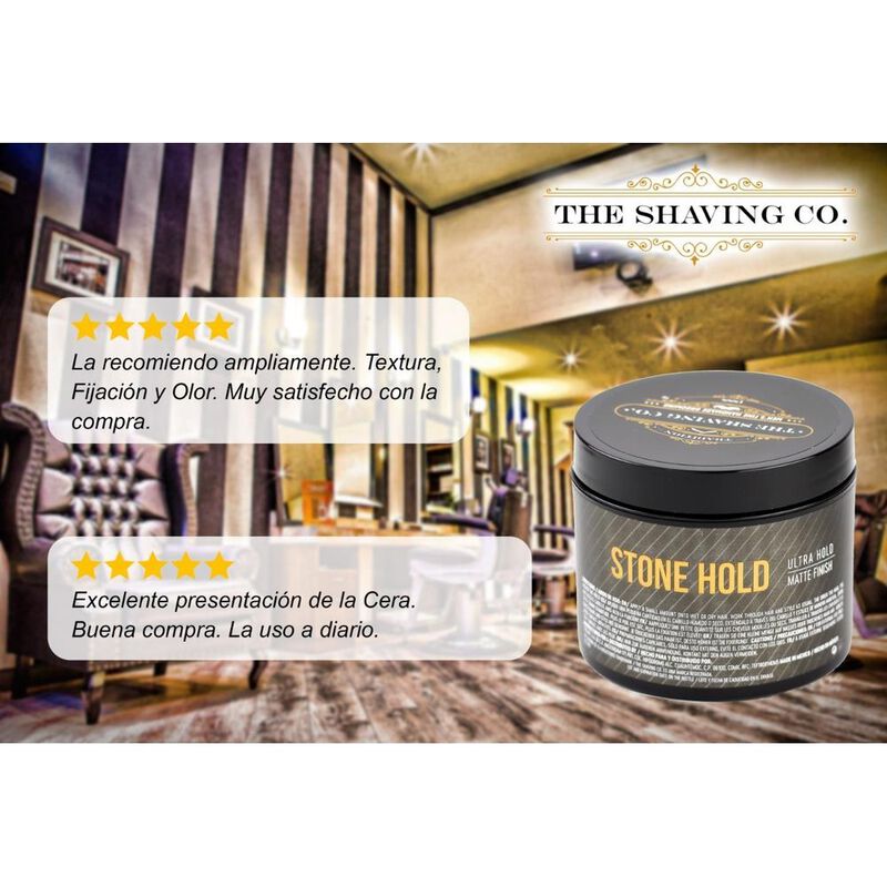 Pomada Cabello The Shaving Co Stone Ultra Hold ... image number null