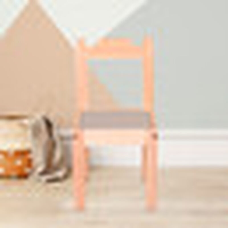 Duduk Silla de Madera Barnizada para Ni&ntilde;os Pequ... image number null