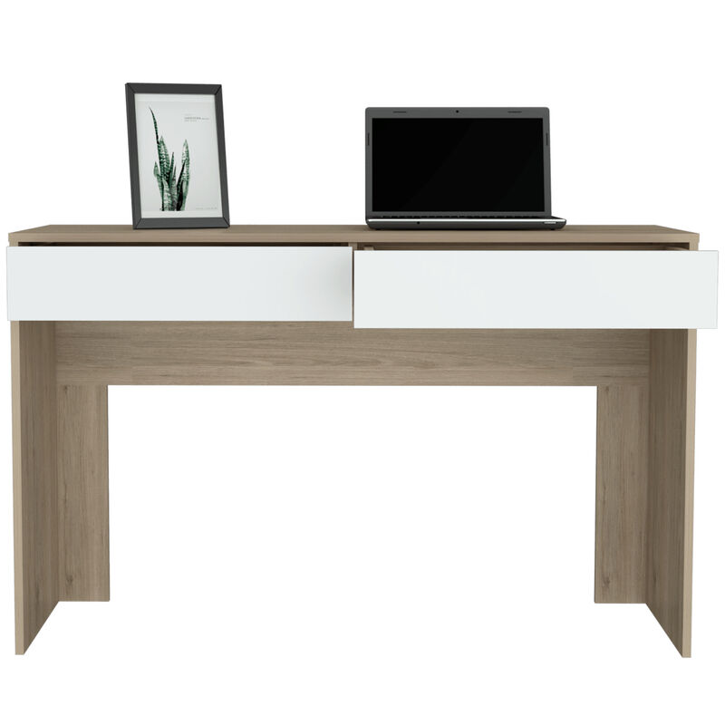 Escritorio Mantis Beige Y Blanco image number null