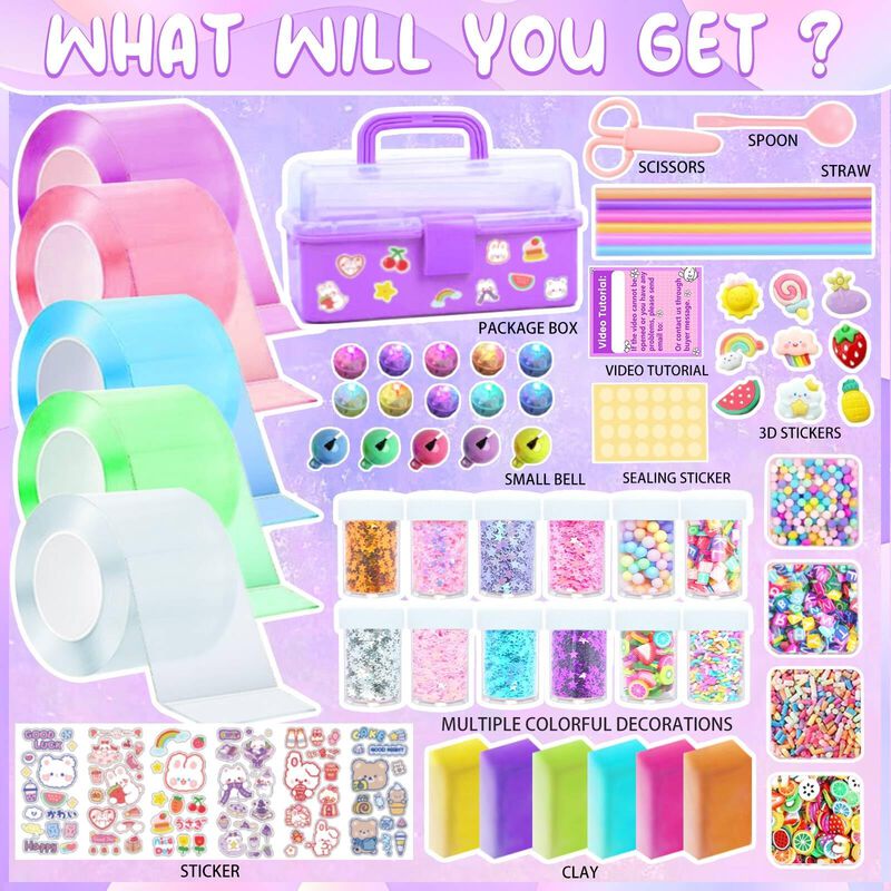 Kit Nano Tape Bubble Ziza Nano Tape Squishy Mak... image number null