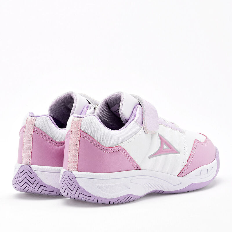 Pirma Tenis deportivo para ni&ntilde;a blanco rosa lil... image number null
