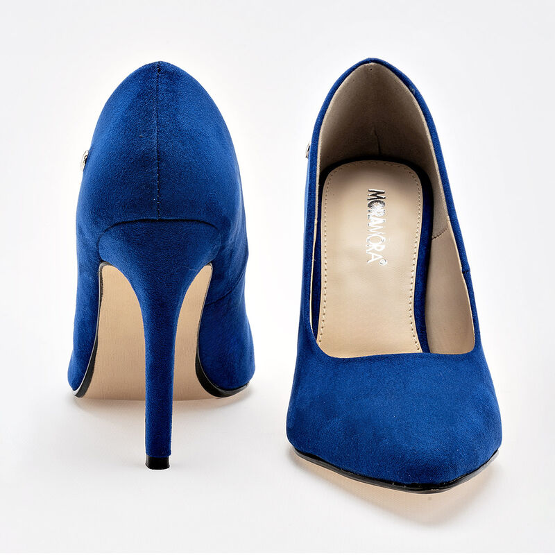 Moramora Zapatilla para mujer azul image number null