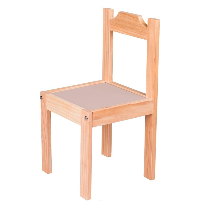 Duduk Silla de Madera Barnizada para Ni&ntilde;os Pequ... image number null