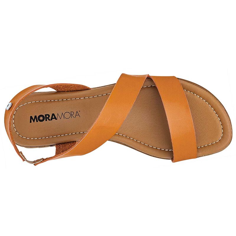 Moramora Sandalia para mujer naranja image number null