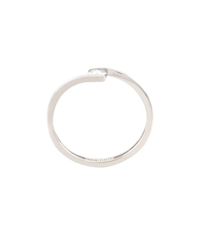 Anillo De Compromiso Oro Blanco Diamante 15 Pts... image number null