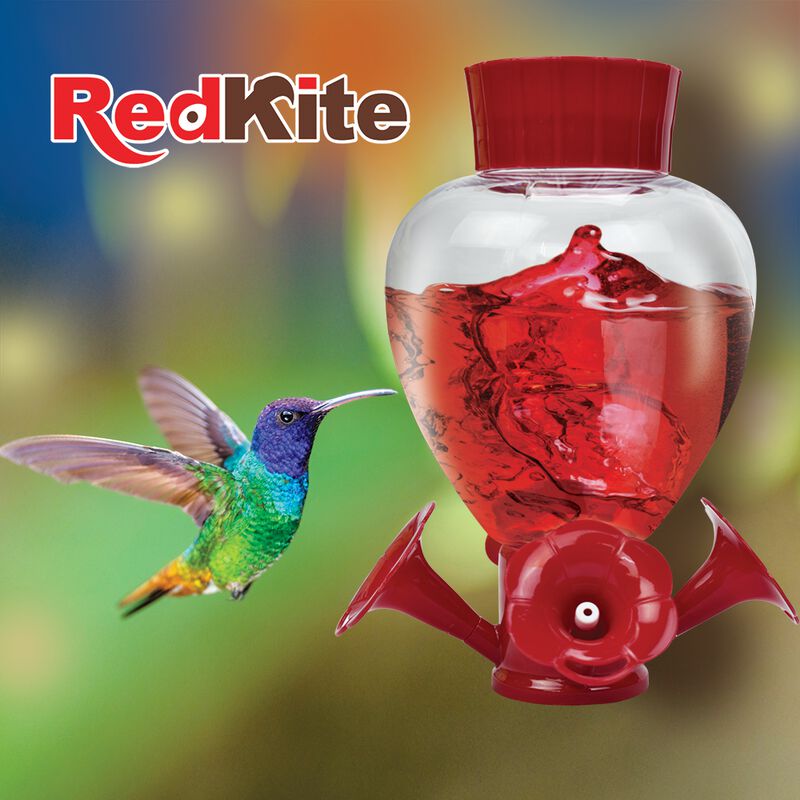 Redkite Bebedero De Esfera Con Petunias Para Co... image number null