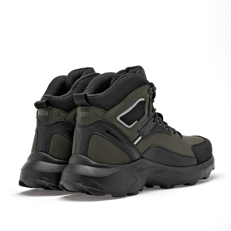 Eeder'S bota industrial para hombre olivo negro... image number null