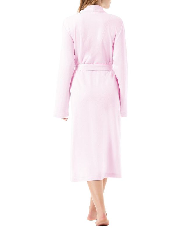 Bata de Smoking con Detalle Rosa image number null